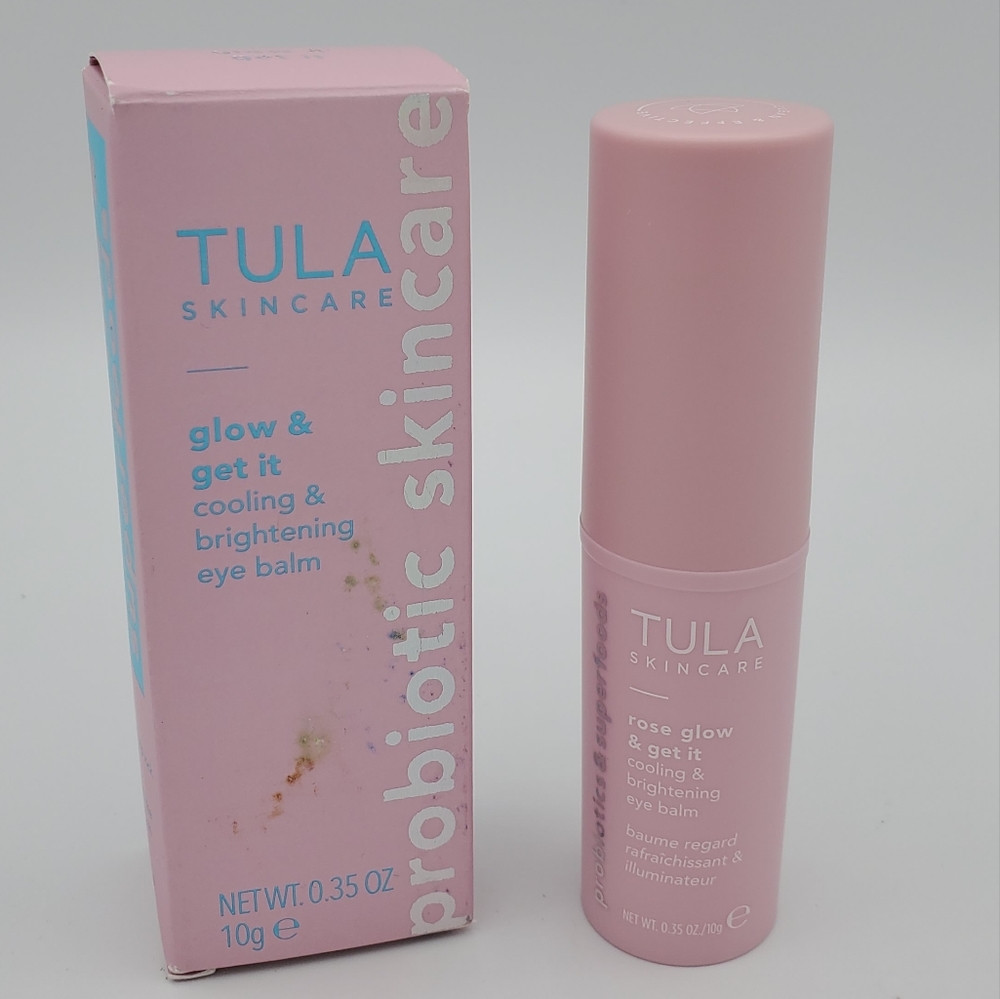 TULA Skincare Rose Glow Get It Cooling Brightening Eye Balm